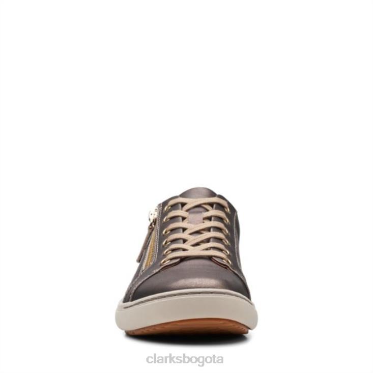Clarks 0DX8L6043 bronce metálico clarks nalle encaje bronce metálico unisexo bronce metálico