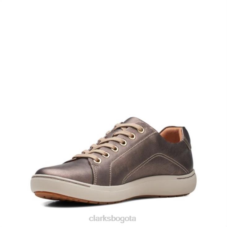 Clarks 0DX8L6043 bronce metálico clarks nalle encaje bronce metálico unisexo bronce metálico