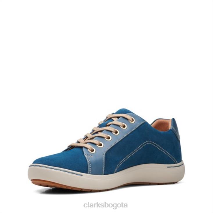 Clarks 0DX8L6044 clarks verde azulado nalle lace unisexo verde azulado