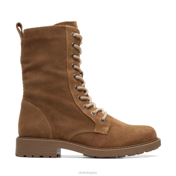 Clarks 0DX8L6048 gamuza arena oscura clarks orinoco 2 estilo gamuza arena oscura mujer gamuza arena oscura
