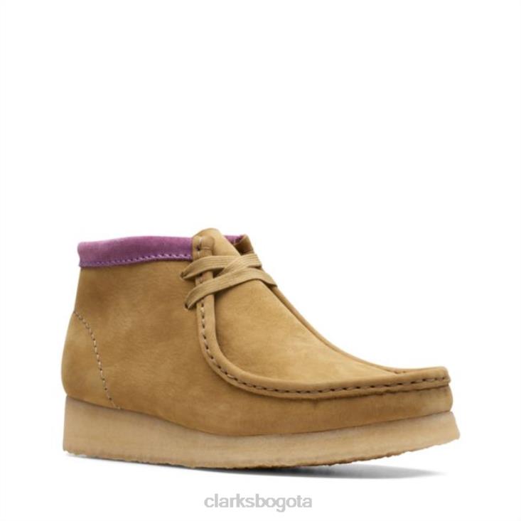 Clarks 0DX8L6049 bota clarks oakmoss combi wallabee oakmoss combi mujer combinación de musgo de roble
