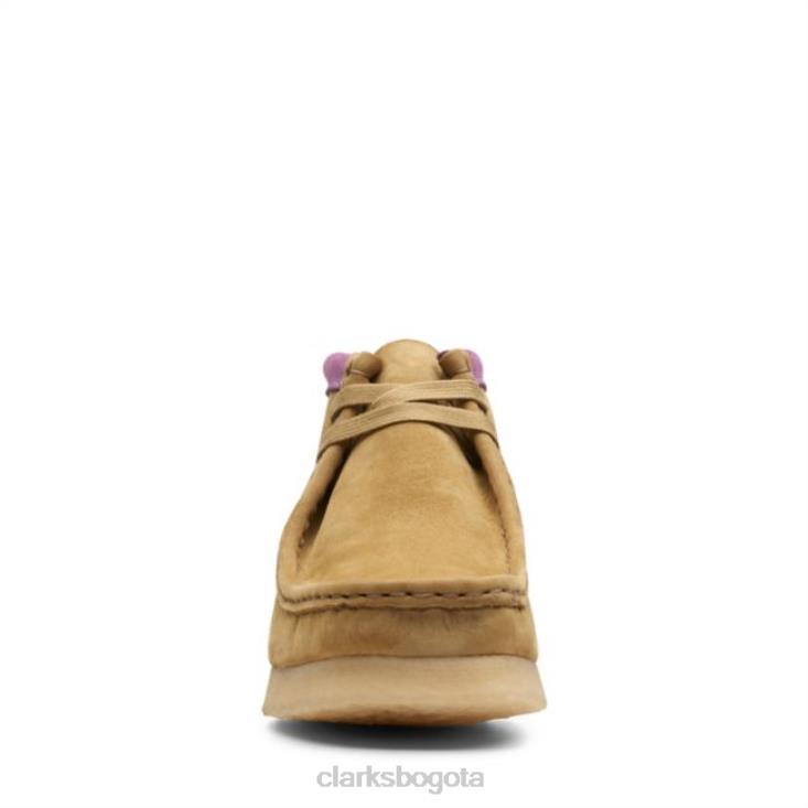 Clarks 0DX8L6049 bota clarks oakmoss combi wallabee oakmoss combi mujer combinación de musgo de roble