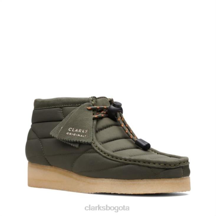 Clarks 0DX8L6054 bota wallabee acolchada caqui clarks acolchados caqui unisexo caqui acolchado