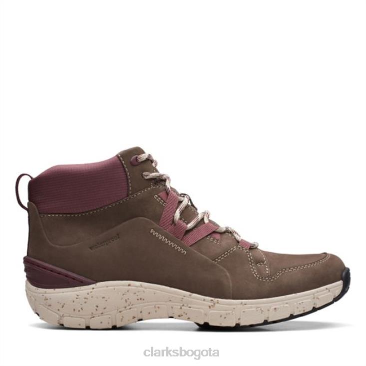 Clarks 0DX8L6055 wave summit ap taupe combi clarks taupe combi unisexo combinación color topo