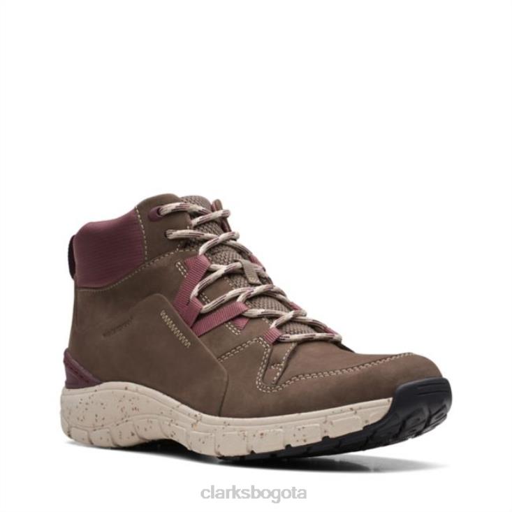 Clarks 0DX8L6055 wave summit ap taupe combi clarks taupe combi unisexo combinación color topo