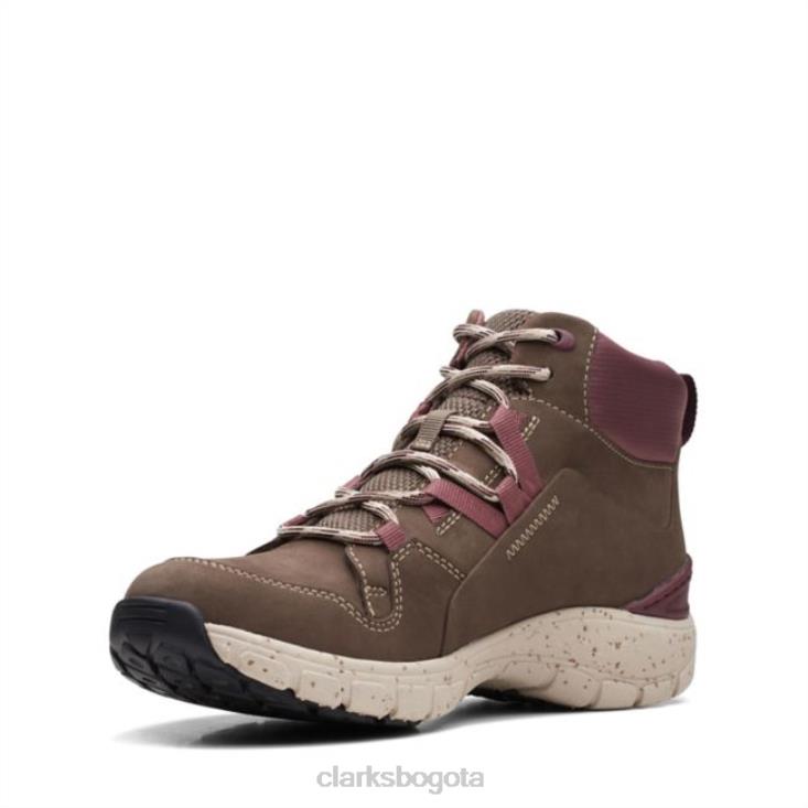 Clarks 0DX8L6055 wave summit ap taupe combi clarks taupe combi unisexo combinación color topo