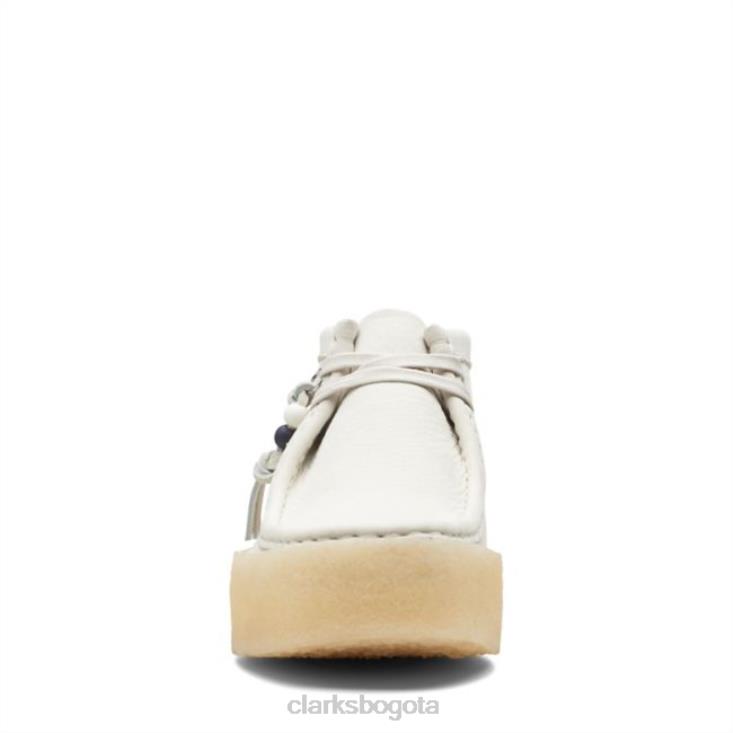 Clarks 0DX8L6061 Bota de copa wallabee nobuck blanco clarks nobuck blanco unisexo nubuck blanco