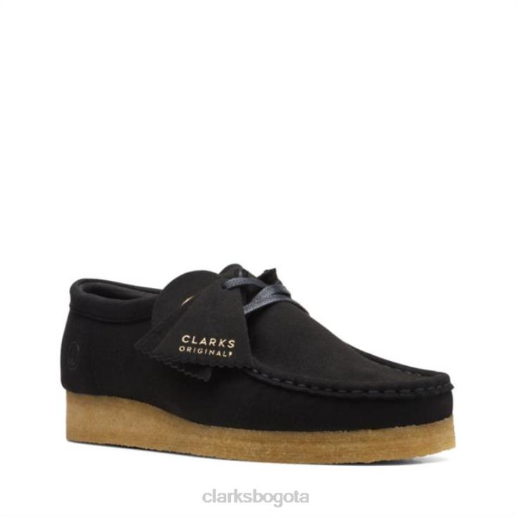 Clarks 0DX8L6066 clarks wallabee negro vegano negro vegano unisexo vegano negro