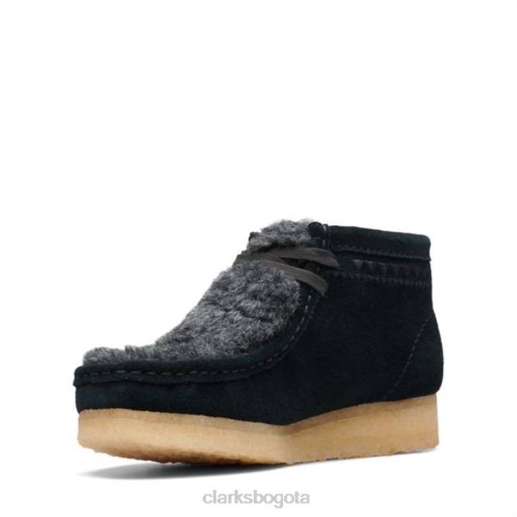 Clarks 0DX8L6069 bota wallabee interés negro clarks interés negro unisexo interés negro