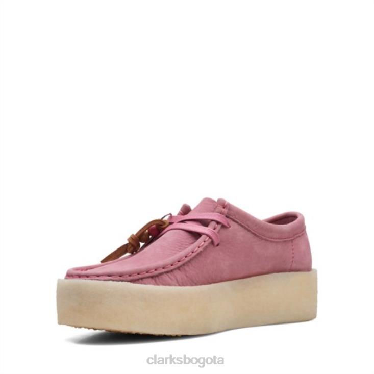 Clarks 0DX8L6072 nubuck rosa clarks wallabee cup nubuck rosa unisexo nubuck rosa