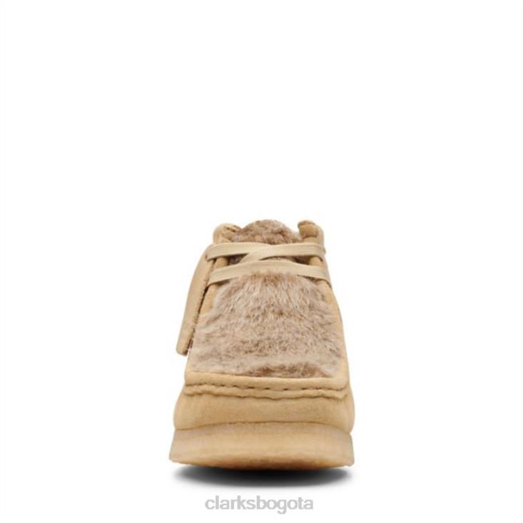 Clarks 0DX8L6073 clarks tan interest wallabee bota tan interest unisexo interés bronceado
