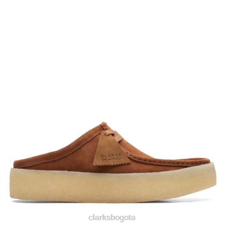 Clarks 0DX8L6080 ante tostado clarks wallabee cup lo ante tostado unisexo gamuza color canela