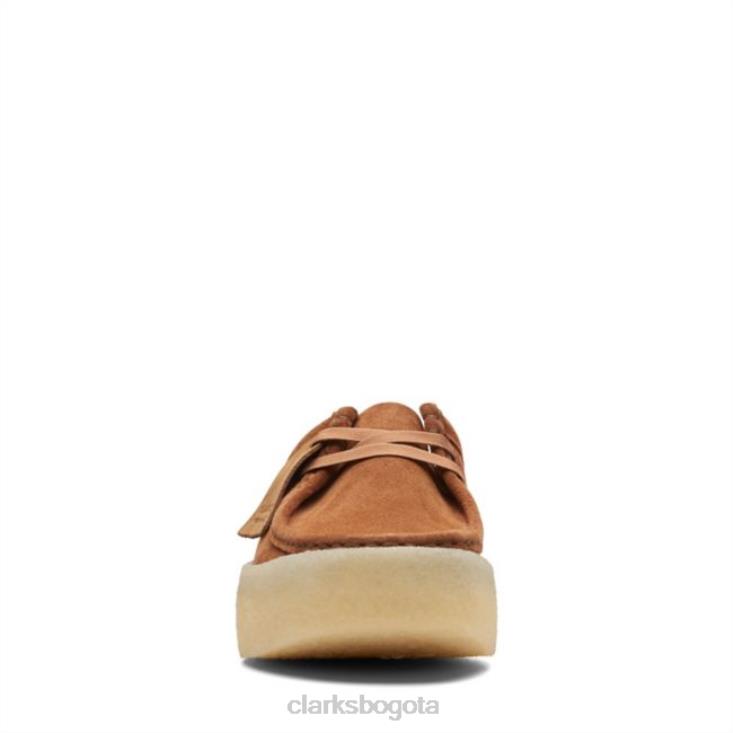 Clarks 0DX8L6080 ante tostado clarks wallabee cup lo ante tostado unisexo gamuza color canela