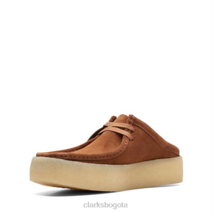 Clarks 0DX8L6080 ante tostado clarks wallabee cup lo ante tostado unisexo gamuza color canela