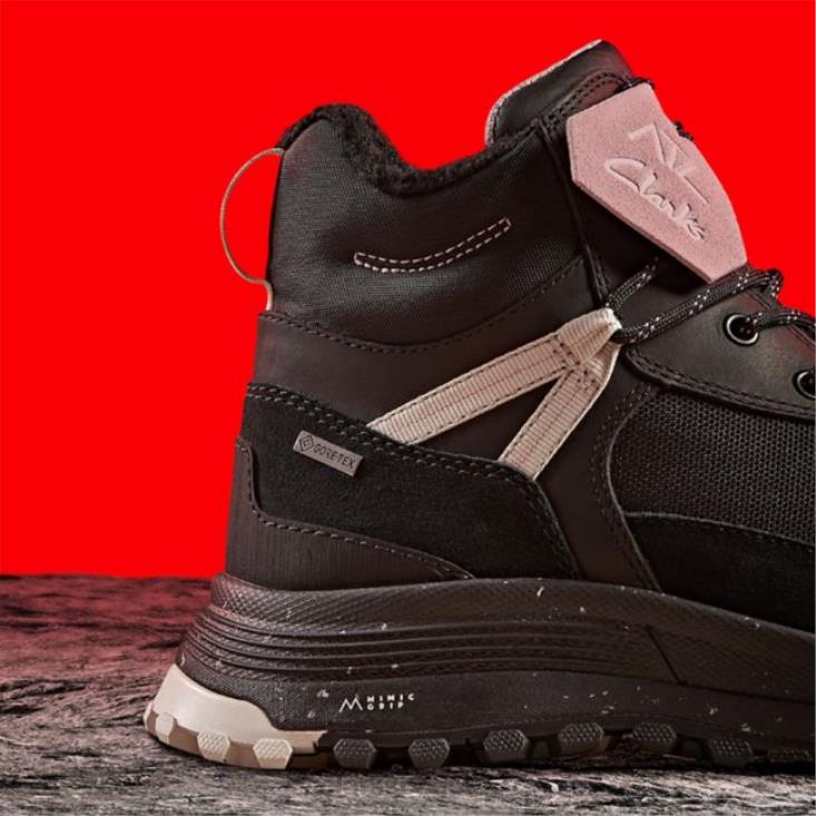 Clarks 0DX8L6101 atl trek sky gore-tex cuero con forro cálido negro clarks cuero con forro cálido negro unisexo cuero negro cálido