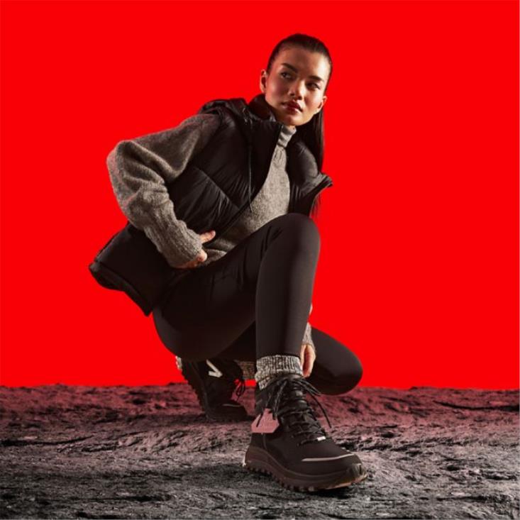 Clarks 0DX8L6101 atl trek sky gore-tex cuero con forro cálido negro clarks cuero con forro cálido negro unisexo cuero negro cálido