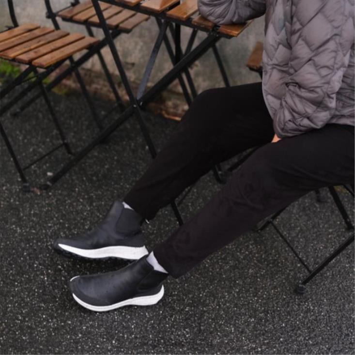 Clarks 0DX8L6104 clarks atl trek up de cuero negro impermeable unisexo cuero negro