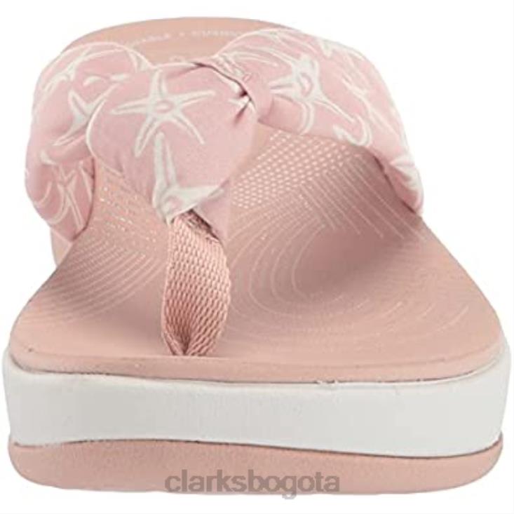 Clarks 0DX8L611 sand combi textil chanclas clarks arla glison para mujer mujer