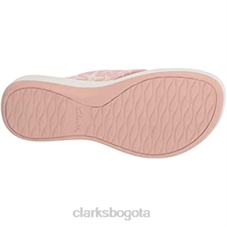 Clarks 0DX8L611 sand combi textil chanclas clarks arla glison para mujer mujer
