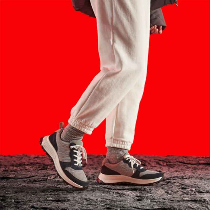 Clarks 0DX8L6110 atl trek free impermeable teal combi teal combi clarks mujer combinación verde azulado