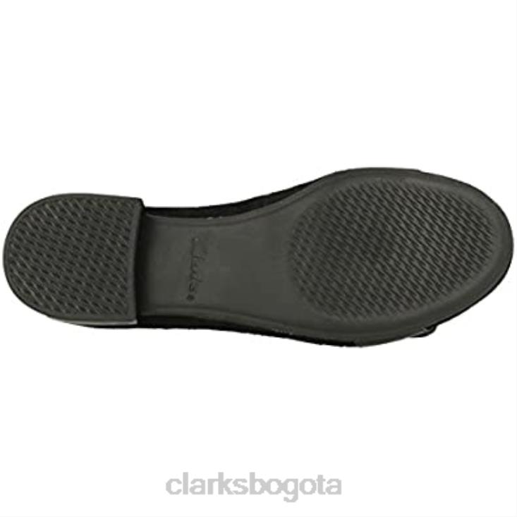 Clarks 0DX8L612 zapatos negros de tacón bajo para mujer rosabella faye clarks unisexo negro