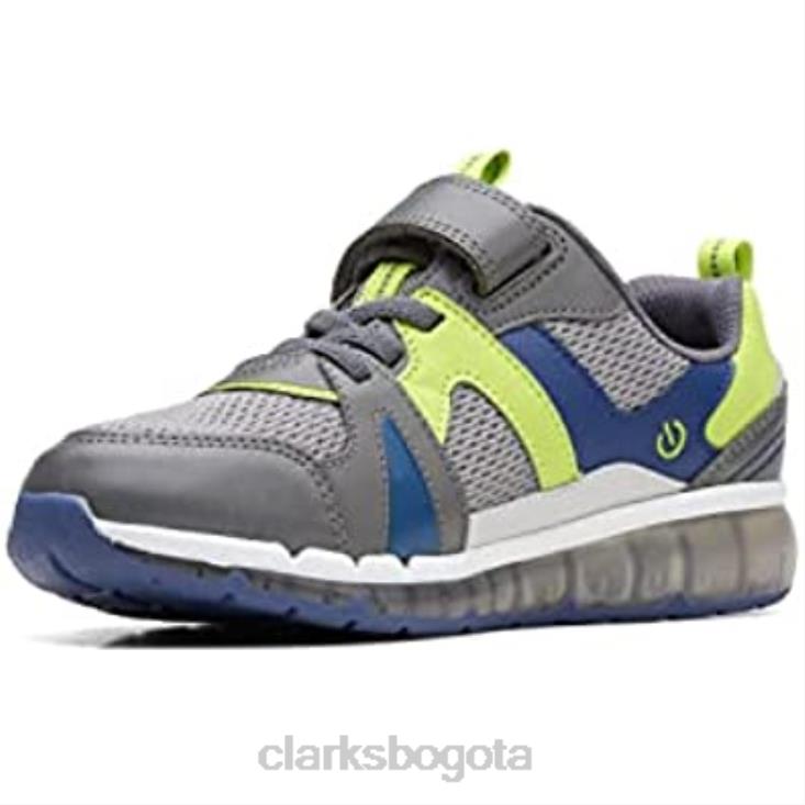 Clarks 0DX8L613 zapatillas deportivas de charol antiguas spark flash en clarks unisexo