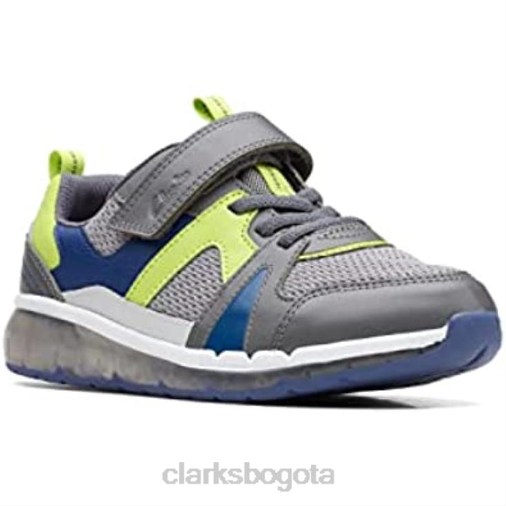 Clarks 0DX8L613 zapatillas deportivas de charol antiguas spark flash en clarks unisexo