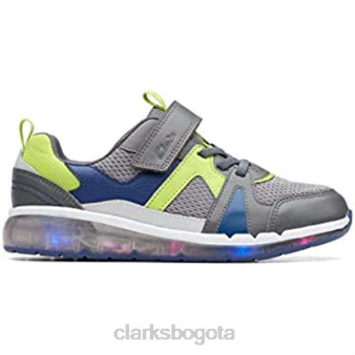 Clarks 0DX8L613 zapatillas deportivas de charol antiguas spark flash en clarks unisexo