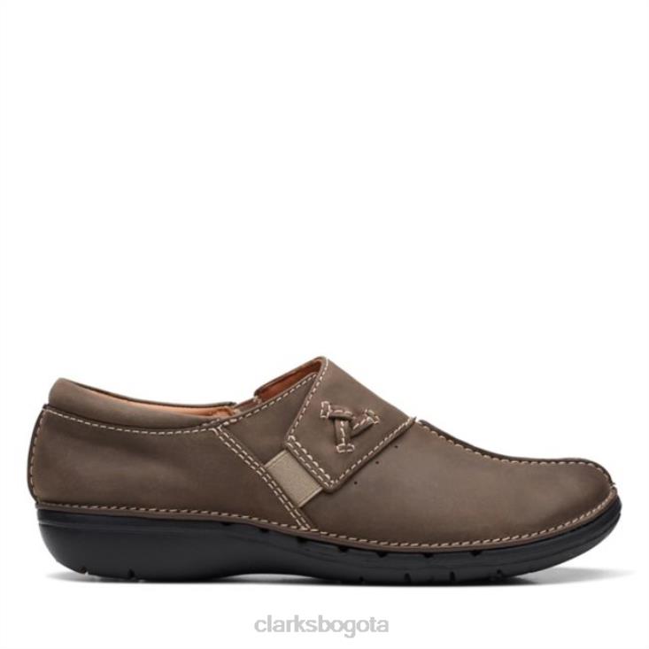 Clarks 0DX8L6132 brown un loop ave brown clarks mujer marrón