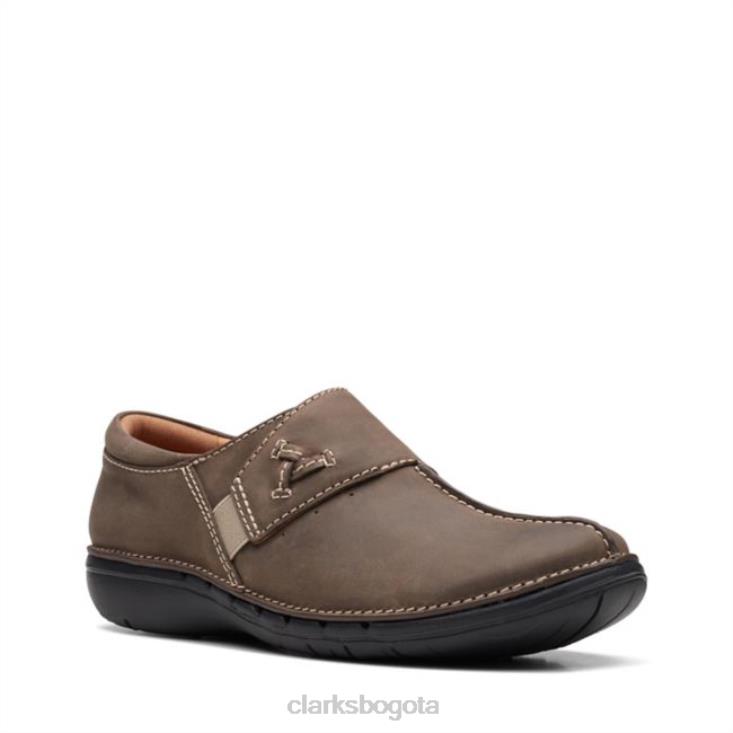 Clarks 0DX8L6132 brown un loop ave brown clarks mujer marrón