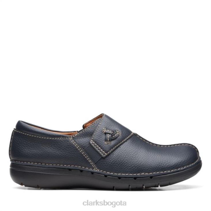 Clarks 0DX8L6134 un loop ave azul marino clarks unisexo Armada