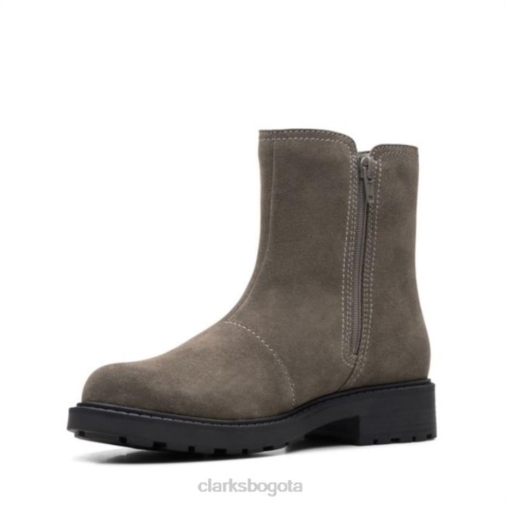 Clarks 0DX8L6150 cielo ópalo gamuza oliva oscuro gamuza oliva oscuro clarks mujer ante oliva oscuro