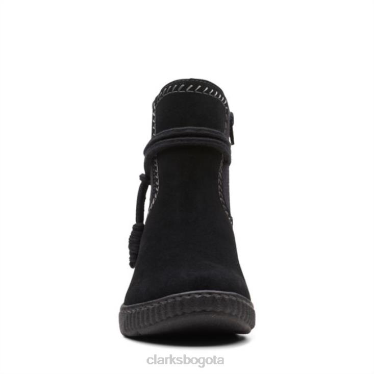 Clarks 0DX8L6156 clarks de ante negro caroline lily ante negro mujer ante negro