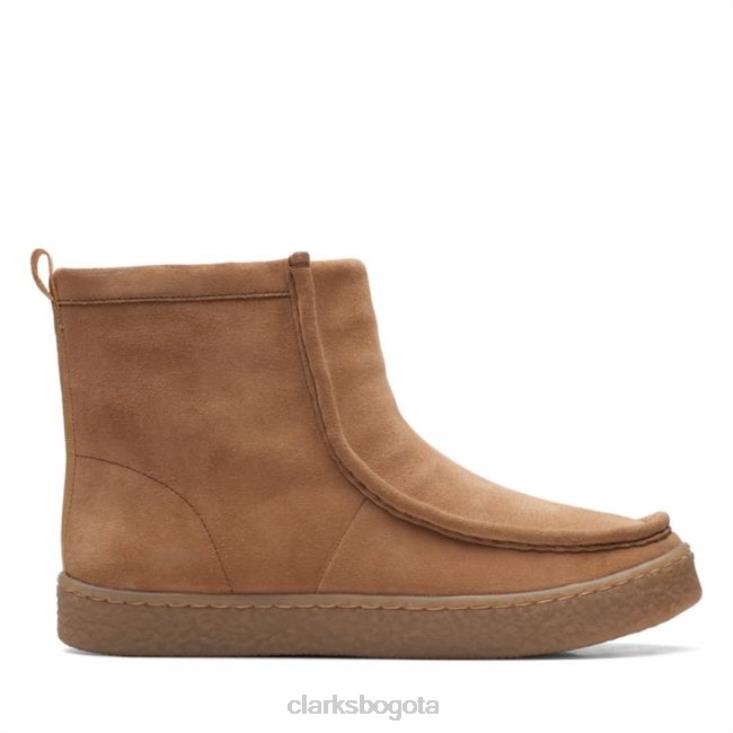 Clarks 0DX8L6163 Clarks Barleigh Pull con forro tostado claro mujer bronceado claro