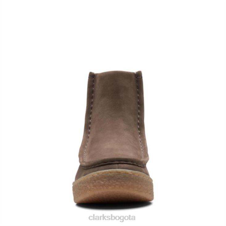 Clarks 0DX8L6164 Nub con forro color topo Barleigh Pull Nub con forro color topo Clarks mujer protuberancia forrada de color topo