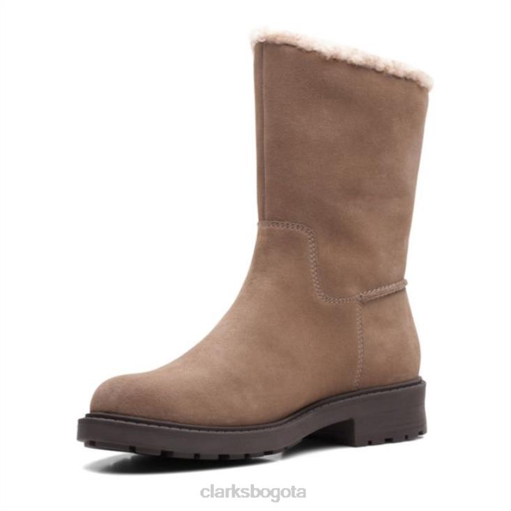 Clarks 0DX8L6168 gamuza guijarro clarks opal zip gamuza guijarro mujer gamuza guijarro