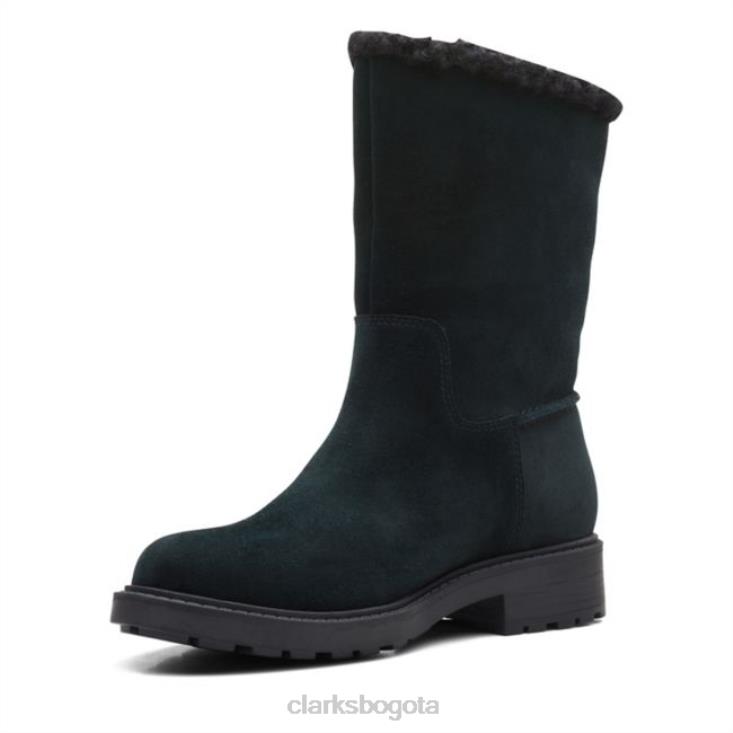 Clarks 0DX8L6169 clarks ante negro opal zip ante negro mujer ante negro