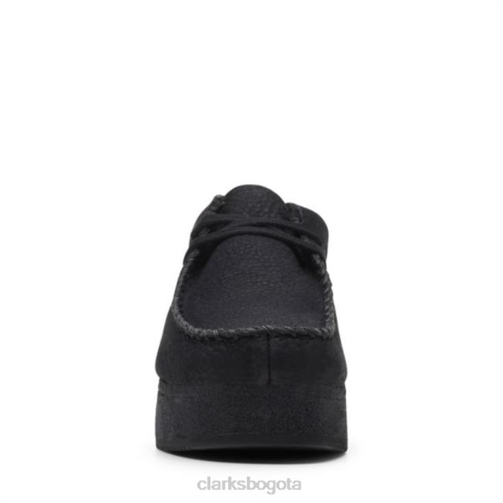 Clarks 0DX8L6172 clarks de nubuck negro wallacraft lo nubuck negro mujer nubuck negro