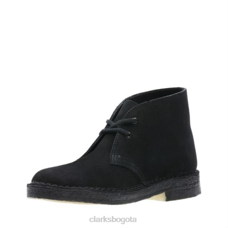 Clarks 0DX8L6174 bota safari ante negro ante negro clarks mujer ante negro