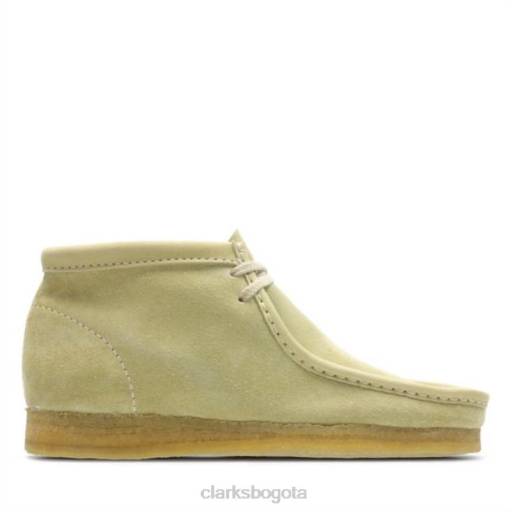 Clarks 0DX8L6176 botas clarks wallabee de gamuza de arce mujer gamuza de arce