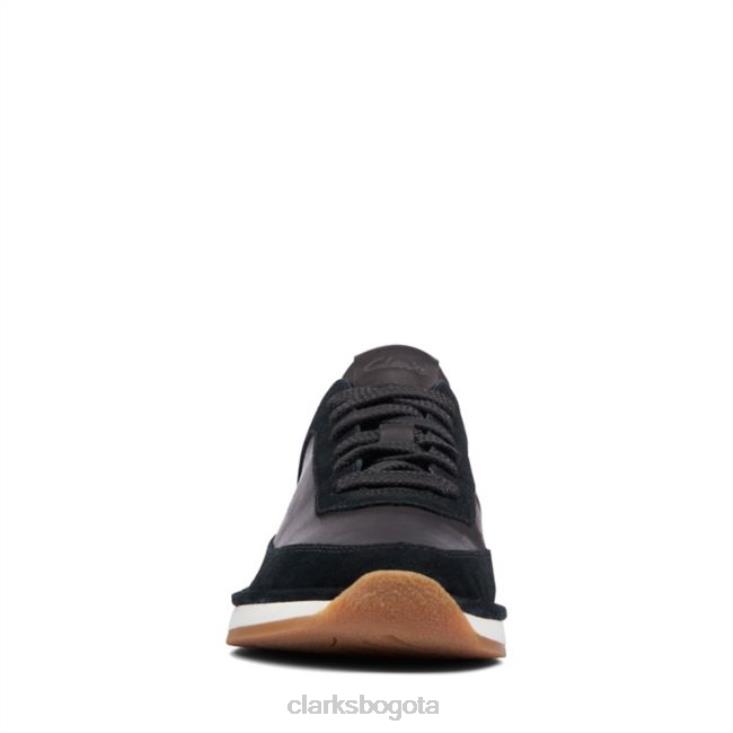 Clarks 0DX8L6179 ante combinado negro clarks craft run lace ante combinado negro unisexo ante combinado negro