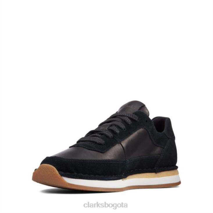 Clarks 0DX8L6179 ante combinado negro clarks craft run lace ante combinado negro unisexo ante combinado negro