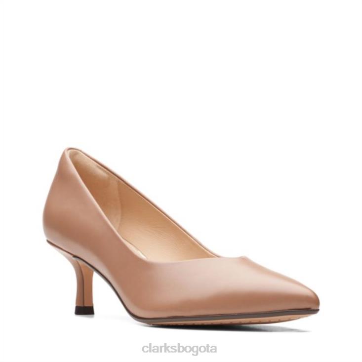 Clarks 0DX8L6194 clarks violeta 55 corte cuero praliné cuero praliné unisexo cuero praliné