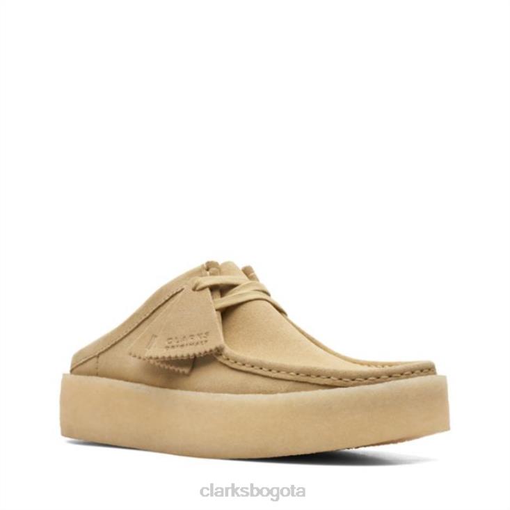 Clarks 0DX8L6217 clarks maple ante wallabee cup lo maple ante unisexo gamuza de arce