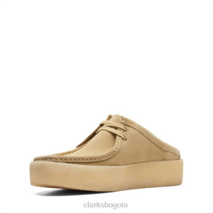 Clarks 0DX8L6217 clarks maple ante wallabee cup lo maple ante unisexo gamuza de arce