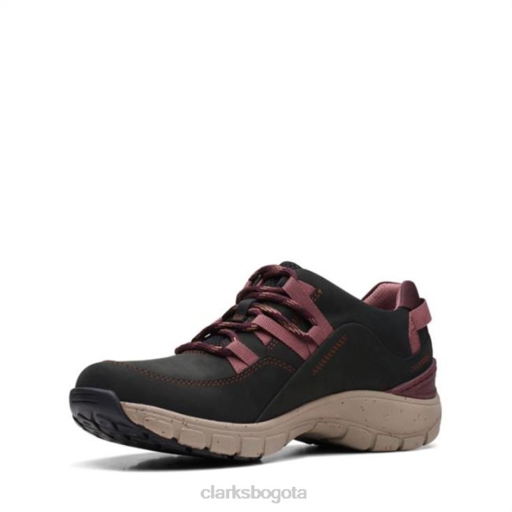 Clarks 0DX8L6218 clarks wave range ap combinación negra combinación negra mujer combinación negra