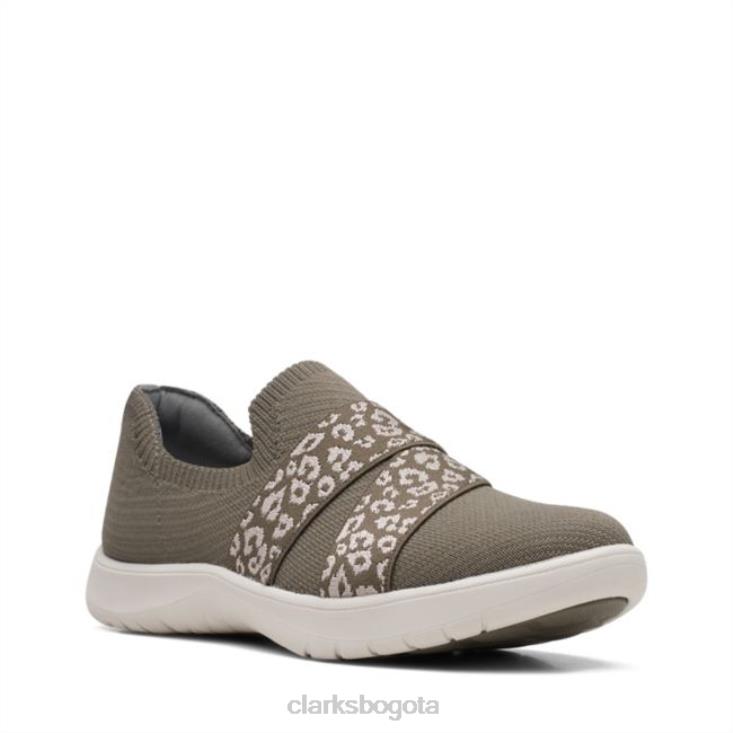 Clarks 0DX8L6226 clarks adella stride oliva oscuro oliva oscuro unisexo oliva oscuro