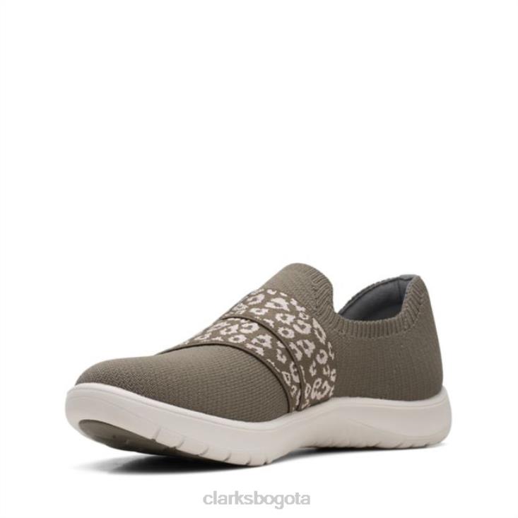 Clarks 0DX8L6226 clarks adella stride oliva oscuro oliva oscuro unisexo oliva oscuro