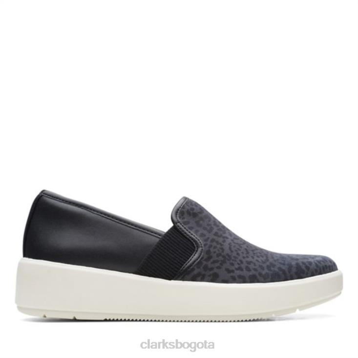 Clarks 0DX8L6228 interés negro layton pétalo interés negro clarks mujer interés negro