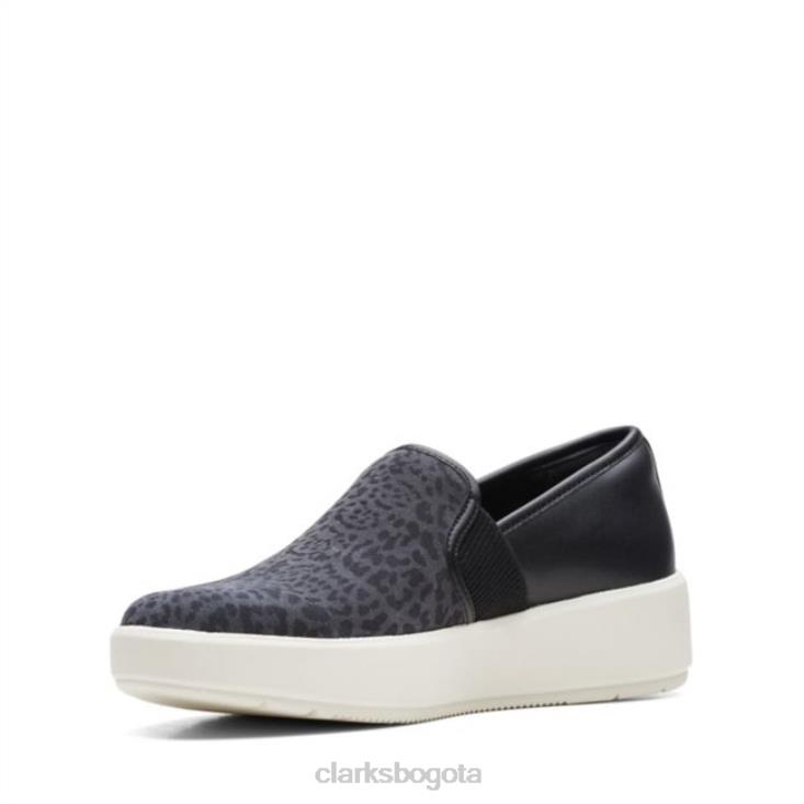Clarks 0DX8L6228 interés negro layton pétalo interés negro clarks mujer interés negro